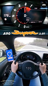 Toyota Supra A90 2.0 Turbo on the Autobahn! | AutoTopNL