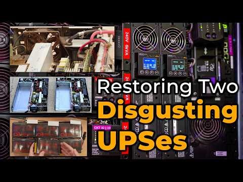 Liebert GTX4 UPS - Battery Replacement, New Fans and Deep Clean (yes, for 90 minutes)