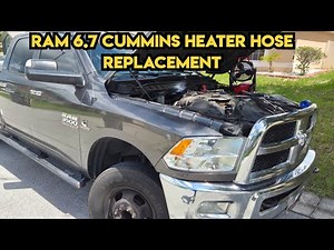 Ram 6.7 Cummins Heater Hose Replacement - How To Replace Heater Hoses on a Dodge Ram Cummins Diesel
