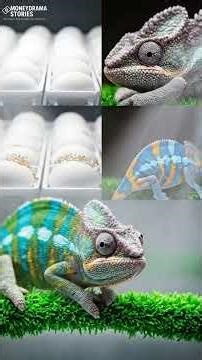 How Chameleons Really Change Color 🦎 From Green to Red (The Science)
