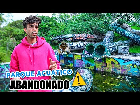 EXPLORE UN PARQUE ACUATICO ABANDONADO (llego la policia)