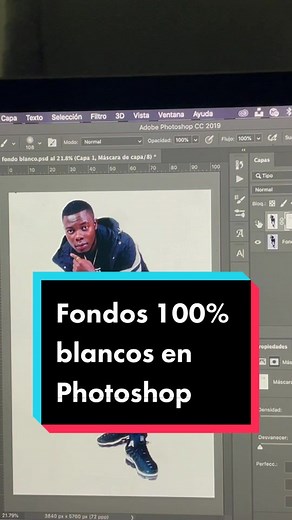 Cómo hacer fondos totalmente blancos en Photoshop