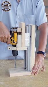 1M views · 4.3K reactions | DIY Portable Drill Press Stand Fast and Easy to Build #reelsfb #woodcraft #homedecor #woodworking #carpenter #handmade #technique #reels #tools #tricks #diy #amazing #design #woodart #woodworker #creative #Awesome #interiors #wooden #woodworkingtips | Woodworking TV | Facebook