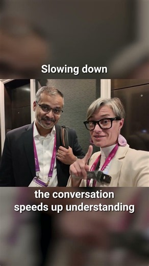Slowing down the conversation speeds up understanding