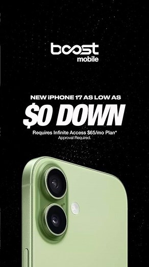 Get the iPhone 17 today with Boost Mobile! #shorts #iphone
