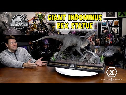 Prime 1 Studio INDOMINUS REX Statue Review from JURASSIC WORLD