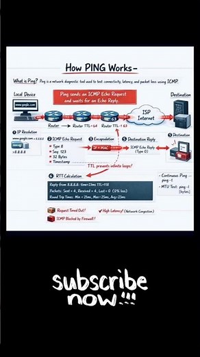 How ping work's #cisco #ping #routing #network #tcp