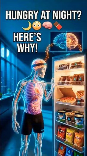 Why Do You Feel Hungry At Night? 🌙😳 (The Real Science)