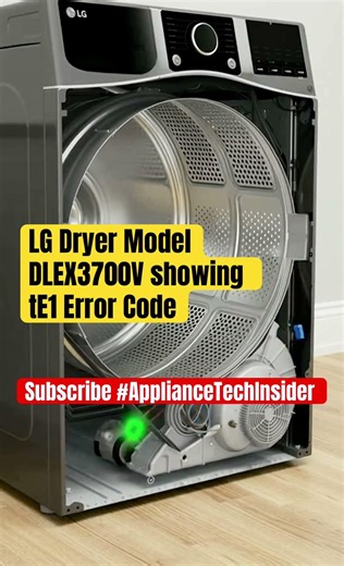 LG Dryer tE1 Error Fix 🔧 Model DLEX3700V Control Board Replacement