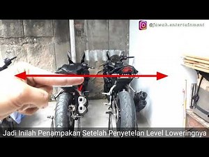 DIY I Tutorial Lowering Kit cbr250rr I honda cbr250rr I cbr 250 rr I setting lowering kit ‪@Jawah‬