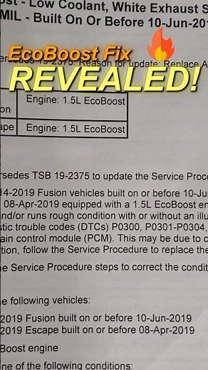 FIX Your 1.5L EcoBoost Ford Coolant Leak NOW