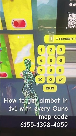 How to get aimbot in 1v1 with every guns