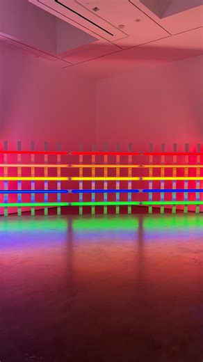 Uncover More on Instagram: "NYC’s newest exhibit ⚡️ Experience ‘Dan Flavin: Grids’, (@dan.flavin) exhibition in Chelsea, New York City, featuring the artist’s iconic fluorescent light grids. ⚡️ First conceived in 1976, Flavin’s minimalist light sculptures use commercially available fluorescent lamps to transform gallery architecture into immersive fields of color and space. ⚡️ This landmark Chelsea art exhibition reunites, for the first time, all three editions of ‘untitled’ (in honor of Leo at