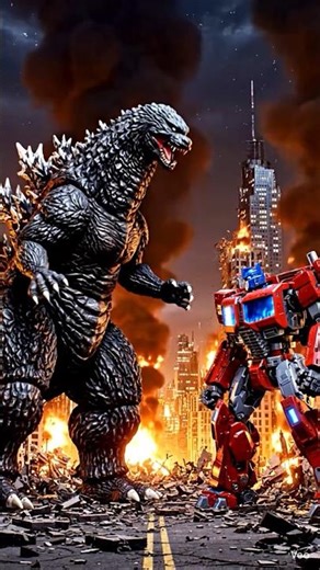 Godzilla vs Transformer 👀