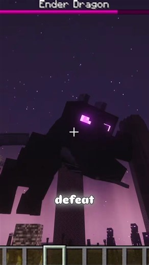 You Can ONE SHOT the ENDER DRAGON in Minecraft #minecraft #gaming #shorts