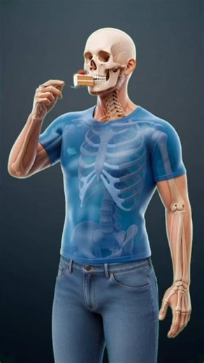 stop scrolling ! See The Truth About What Cake Does Inside Your Body #animation#aivideo