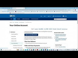 How To Create a IRS account to get your Tax Transcript to provide to USCIS