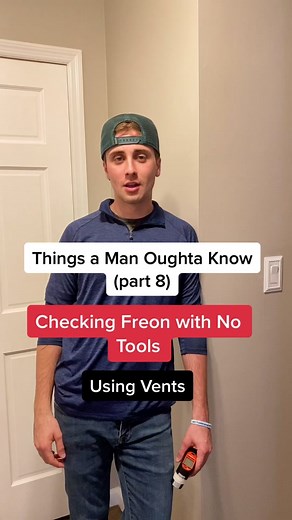 Checking Freon with No Tools, last HVAC video for bit I’m going to start covering other topics comment what you want! #airconditioning #hvac #hvacr #freon #summer #diy #diyproject #howto #howtovideo #tutorial #howtotiktok #fyp #summerheat #hvactechnician #hvacproblems #thingsamanoughtaknow