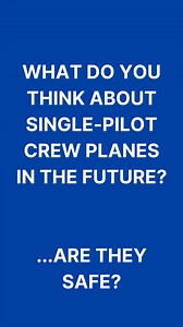 Join me as I answer some of your burning questions. Are single pilot crews safe? This is something I’m frequently asked, and my answer is not going to change anytime soon. #CaptSully #AMA #SinglePilotCrews #Aviation | Captain C.B. Sully Sullenberger