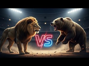 “LION vs BEAR 🔥 The Most INSANE Animal Fight Ever Seen!”
