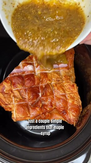 A delicious Slow Cooker Glazed Ham, made with just five simple ingredients, is the perfect main meal for easy holiday entertaining. ✨If you’d like the full recipe sent to you, just type “SEND” below in the comments 👇 https://www.stephreallife.com/slow-cooker-glazed-ham/ Be sure to save this video for later and share 💌 📲 Follow along so you don’t miss any recipes! 🌟 If you’d love it please leave a 5 star ⭐️ review on my blog! I would greatly appreciate it! ✨You must be following @stephgigliot