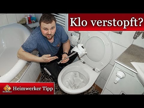 Klo verstopft? So bekommt ihr es schnell wieder frei!