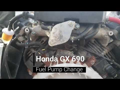 Honda gx690 fuel pump change engine wont start