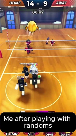 Me After Playing with Randoms in Volleyball Legends #volleyballlegends #roblox #volleyball