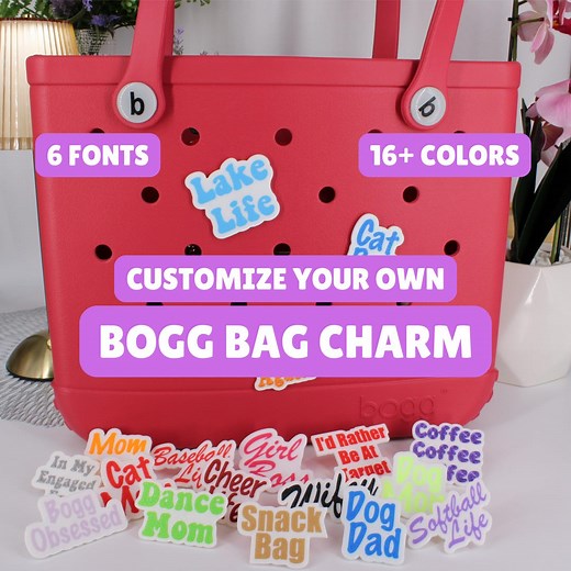 CUSTOMIZABLE Bogg Bag Compatible Word Charms Bogg Bag Bit Gifts Summer Custom Accessories Unique Gift Personalized Charm - Etsy