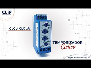 Temporizador Cíclico Analógico CLC / CLC2R - Clip Automação Industrial