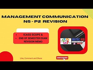 Management Communication P2 - N5 Revision.