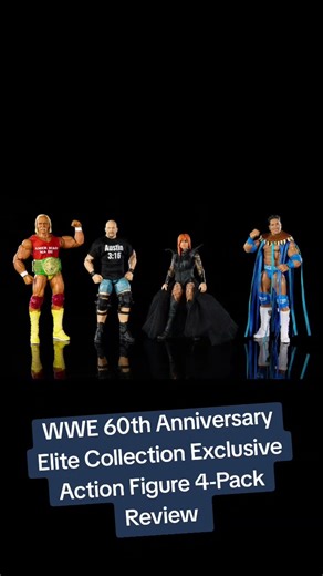 WWE 60th Anniversary Elite Collection Exclusive Action Figure 4-Pack Review