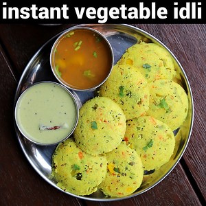 vegetable idli recipe: bit.ly/31uOEZV idli chutney recipe: bit.ly/2QsbQS8 | Hebbar's Kitchen