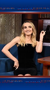 Chloe Fineman and Stephen didn't compare notes before playing a married pair in "Despicable Me 4." #Colbert | The Late Show with Stephen Colbert