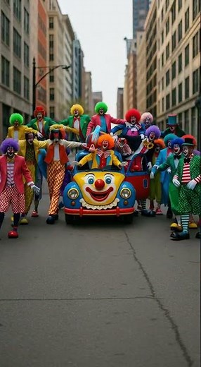 How many clowns fit in a car? 🤡🚗