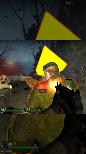 🤣💥Nothing Makes Sense Anymore 😂💀#l4d #Left4Dead #HordeAttack #ZombieSwarm #clutchmoment #ChaosMode