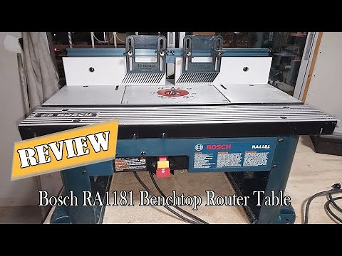 Bosch RA1181 Benchtop Router Table Review - Is It Worth Buying?