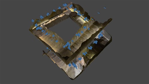 1. Rest In Peace, Melted Stairs 🪦I’ve got some good news and some bad news. Based on the 3D model I have published two days ago of the “melted” staircase, along with the calculations derived from it, I can now state with 100% certainty that the staircase of the Dendera Hathor Temple did not melt.This is just a plain old staircase, with a stunning visual illusion.Follow the reasoning: the staircase would be melted if there were extra material on the steps—meaning whatever melted and flowed would