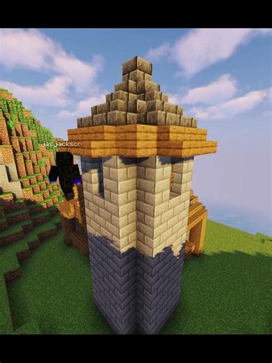 simple castle house #minecraft #minecraftbuilding #minecrafttutorial #minecraftshorts