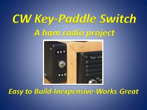 CW Straight Key to Paddle Switch-Easy to Build Ham Radio Project