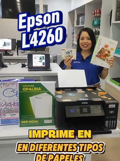 Epson L4260: Imprime en Varios Tipos de Papel