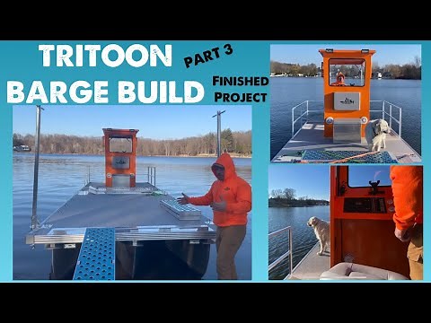 Pontoon Work Barge Build - Part 3 - FINISHED Project
