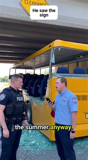 Bus driver 'saves' money by crashing into a low bridge! 🤣