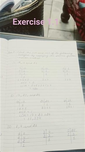 class 10 maths chapter 1 exercise 1.1 . solution by Khushi # Khushi # vibess with khushi