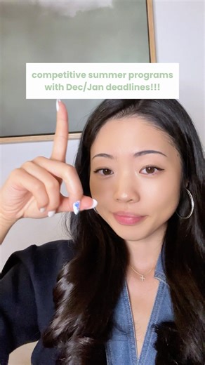 competitive summer programs with deadlines coming up soon!!!