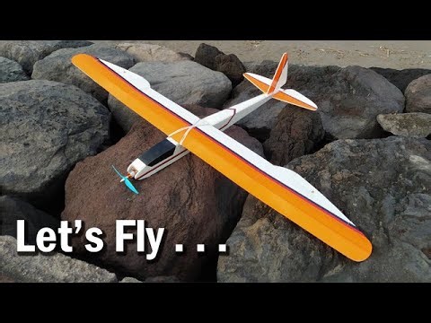 DIY Electric Glider RC Plane Flight