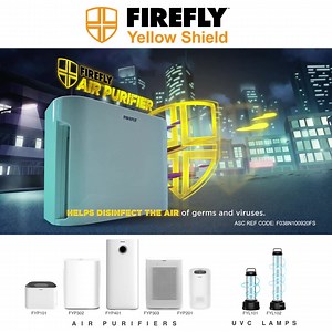 33 reactions | May power ka lumaban with Firefly Yellow Shield air purifiers & UVC lights! Get your Firefly Yellow Shield healthcare and protection products at https://bit.ly/3dng2zw | FIREFLY Lighting | Facebook
