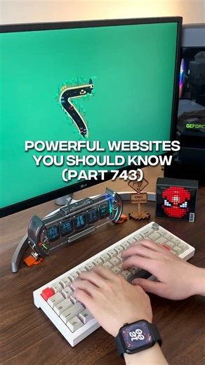Tony Chen on Instagram: "Powerful websites you should know (part 743) teach you touch typing step by step #typing #keyboard #study"