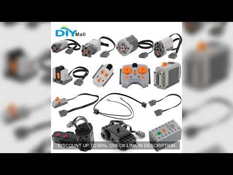 MOC Technical parts Power Functions Servo Motor Remote Control Battery Box SwitchLight Set IR Speed