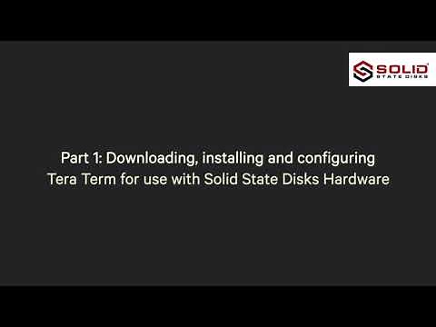 Chapter 5: Part 1: Downloading, installing and configuring Tera Term